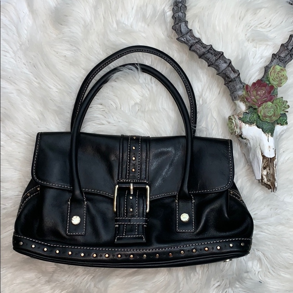 Michael Kors // Black Leather Purse